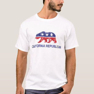 Camiseta Oso republicano de California apenado