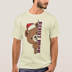 Camiseta Oso resiste la Navidad
