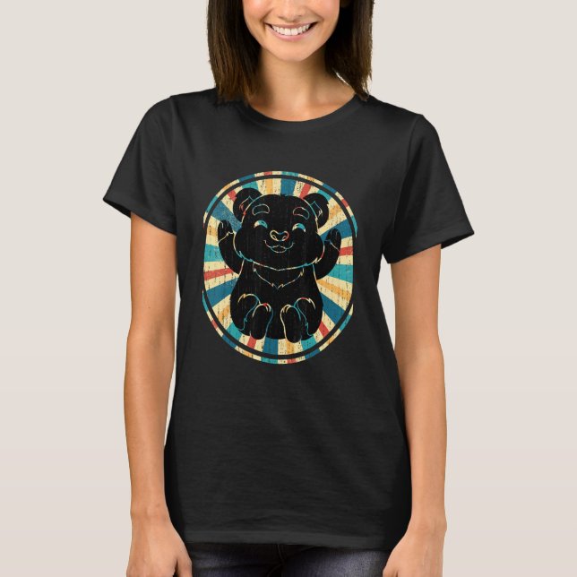 Camiseta Oso retro (Anverso)