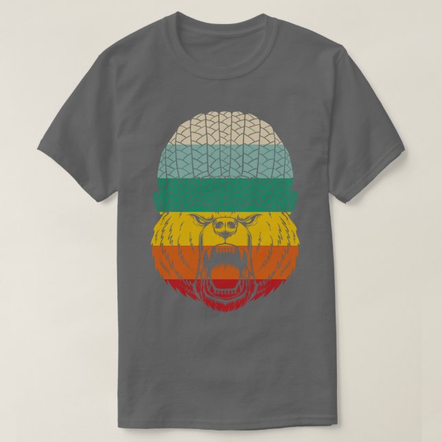 Camiseta Oso retro (Diseño del anverso)