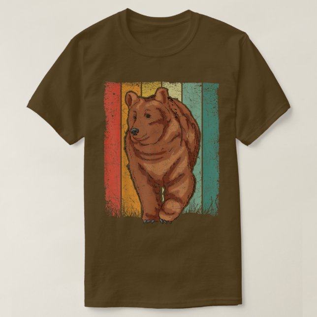 Camiseta Oso retro 1716 (Diseño del anverso)