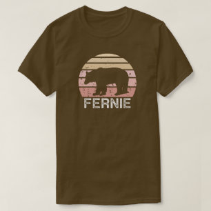Camiseta Oso Retro Fernie Columbia Británica