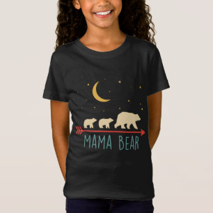 Camiseta Oso Retro Mama con 2 Cubos