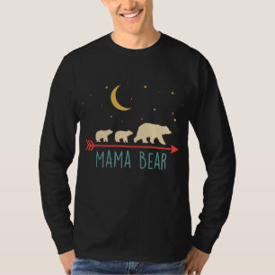 Camiseta Oso Retro Mama con 2 Cubos