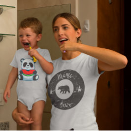 Camiseta Oso Retro Mama Día de la Madre 