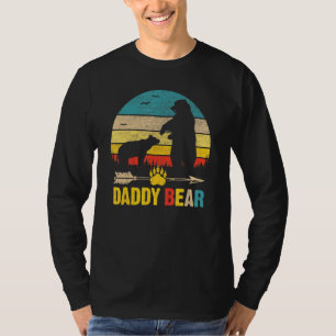 Camiseta Oso Retro Papá Coincidente Familia Oso Lindo
