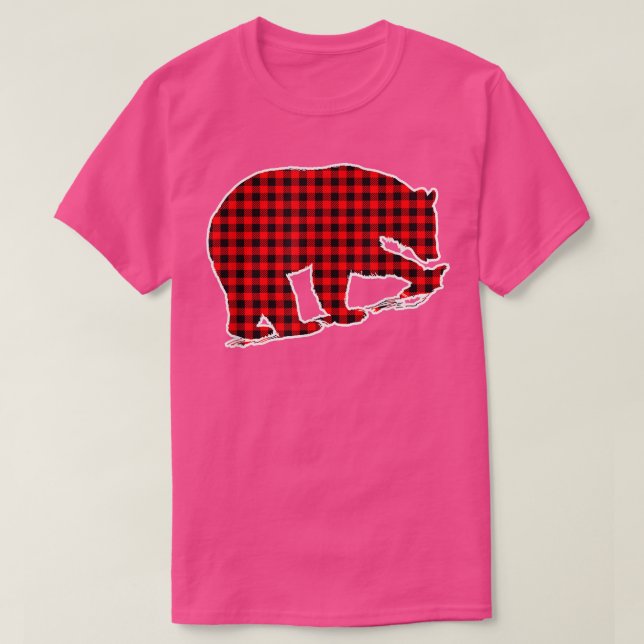 Camiseta Oso rojo de plástico 1703 (Diseño del anverso)