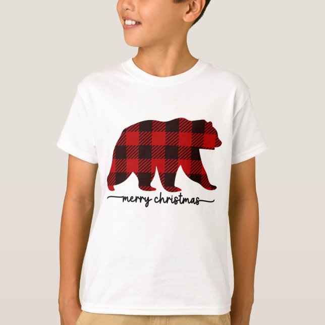 Camiseta Oso Rojo Tapado (Anverso)