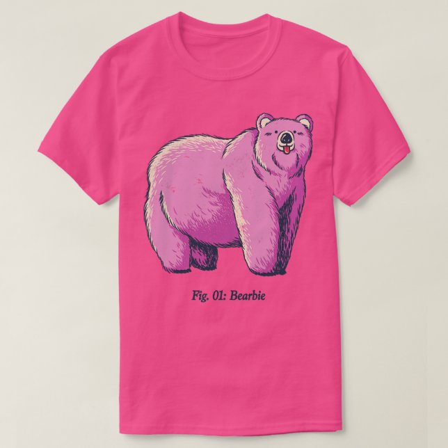 Camiseta Oso Rosa Bearbie (Diseño del anverso)