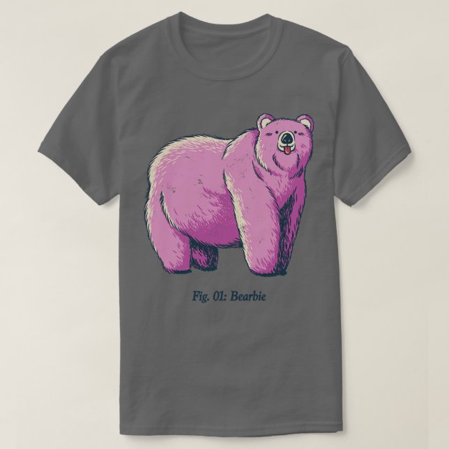 Camiseta Oso rosa Bearbie de Tobe Fonseca (Diseño del anverso)