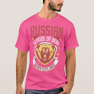 Camiseta Oso ruso lucha contra la martia mixta de luchadore