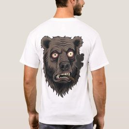 Camiseta Oso Salvaje Aura Humeante