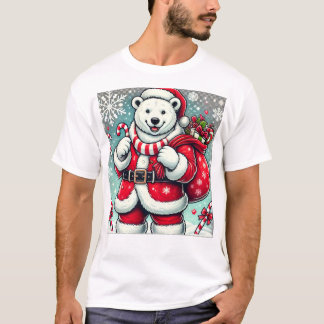 Camiseta oso santa