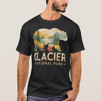 Camiseta Oso Senderismo Camping Montana Parque Nacional Vin