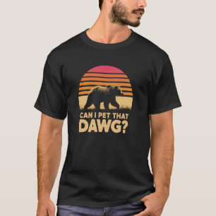 Camiseta Oso Senderismo Mujeres Meme Perrito Camping Puedo