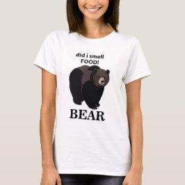 Camiseta Oso ¿Sentí que la comida olía divertida Oso