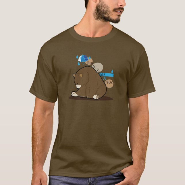 Camiseta Oso (solo dame un abrazo) (Anverso)