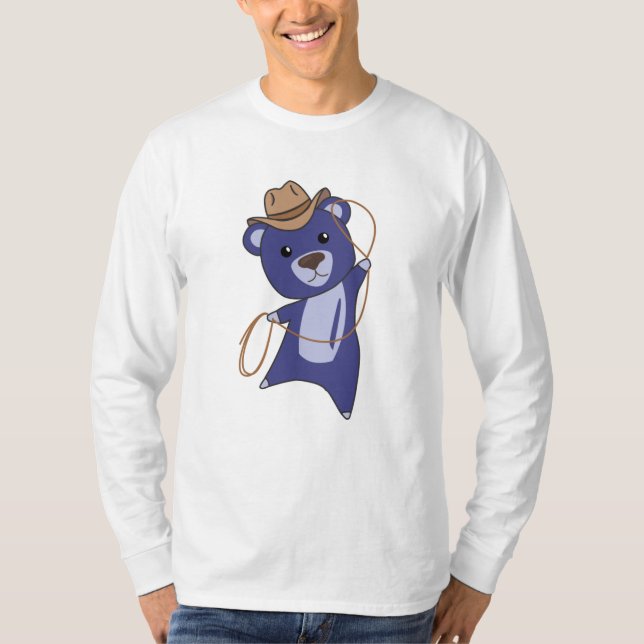 Camiseta Oso Teddy Bear Lasso Occidental (Anverso)