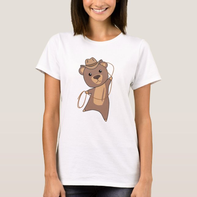 Camiseta Oso Teddy Bear Lasso Occidental (Anverso)