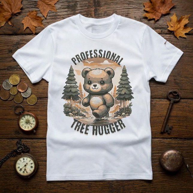 Camiseta Oso Teddy En El Bosque (Subido por el creador)