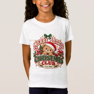 Camiseta Oso Teddy Retro del Club de Navidad Feliz