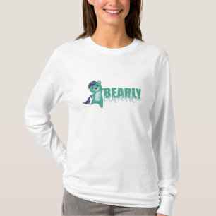 Camiseta Oso Turquoise Bearly Awake Cuato Oso Teddy Bear