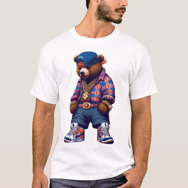 Camiseta Oso urbano #001 (Anverso)