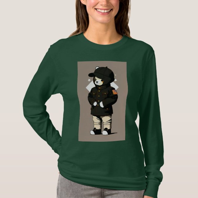 Camiseta oso-usa (Anverso)