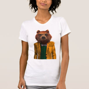 Camiseta Oso vestido mejor