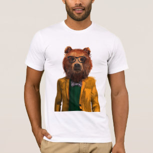 Camiseta Oso vestido mejor