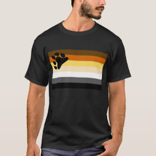 Camiseta Oso y bandera del orgullo gay de la comunidad LGBT
