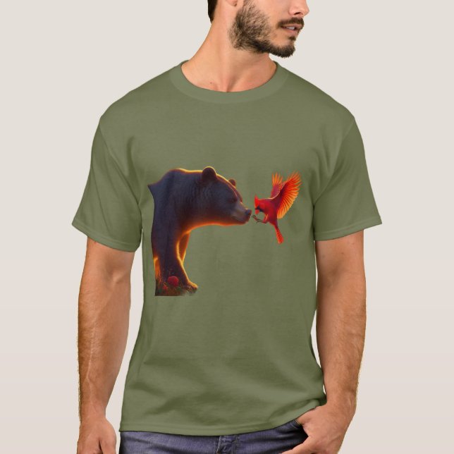 Camiseta Oso y cardenal (Anverso)
