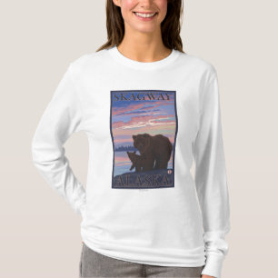 Camiseta Oso y Cub - Skagway, Alaska