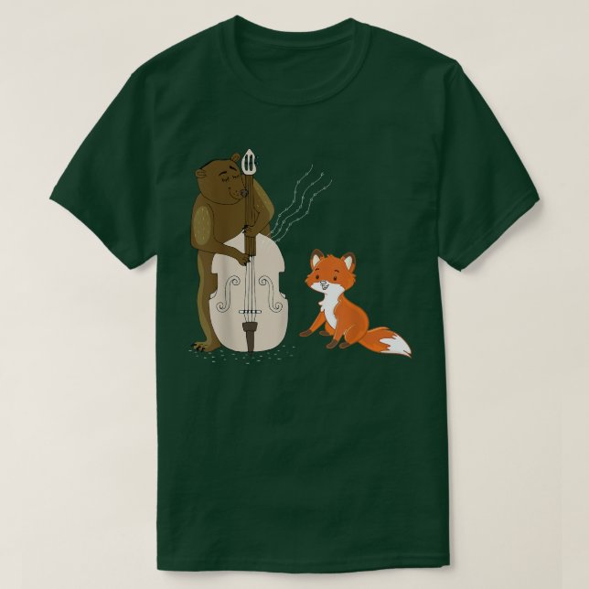 Camiseta Oso y Fox (Diseño del anverso)