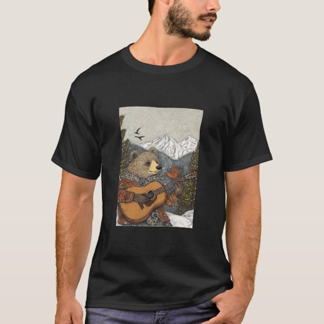 Camiseta Oso y su guitarra (Anverso)