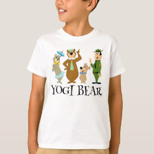 Camiseta Oso Yogi y la rosa clásica de los amigos