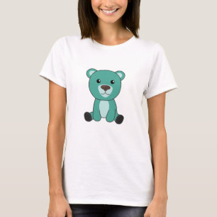 Camiseta Osos Coloridos De Oso Turquesa Cute Animales Teddy
