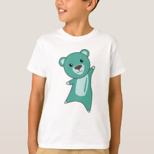 Camiseta Osos Coloridos De Oso Turquesa Cute Animales Teddy