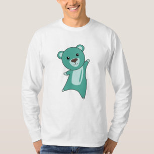 Camiseta Osos Coloridos De Oso Turquesa Cute Animales Teddy
