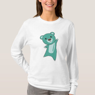 Camiseta Osos Coloridos De Oso Turquesa Cute Animales Teddy