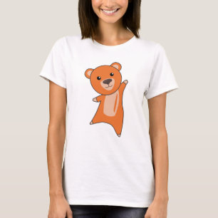 Camiseta Osos Coloridos Del Oso naranja Cute Animales Teddy