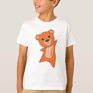 Camiseta Osos Coloridos Del Oso naranja Cute Animales Teddy