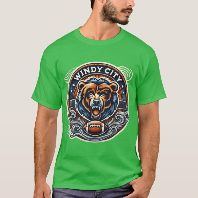 Camiseta Osos de Chicago Ciudad Ventosa (Anverso)