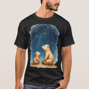 Camiseta Osos de la noche estrellada