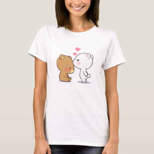 Camiseta osos de leche y mocha
