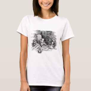 Camiseta Osos de peluche que leen en la biblioteca