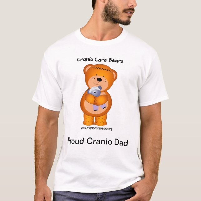 Camiseta Osos del cuidado de Cranio - papá orgulloso de (Anverso)