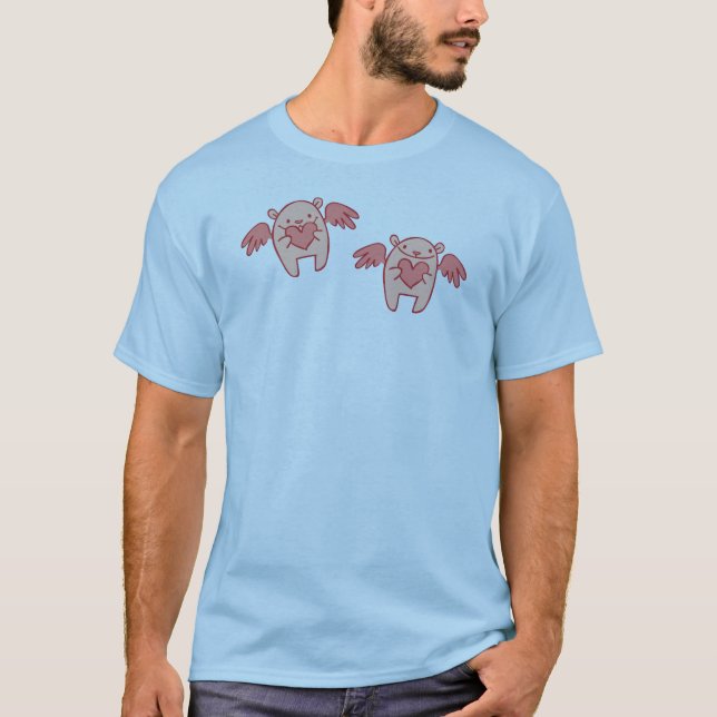 Camiseta Osos del Cupid - rosa (Anverso)
