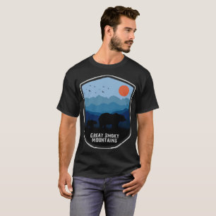 Camiseta Osos del Parque Nacional de las Montañas Retro Gr