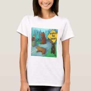 Camiseta Osos Divertidos De Rick London Con Relojes Cómic
